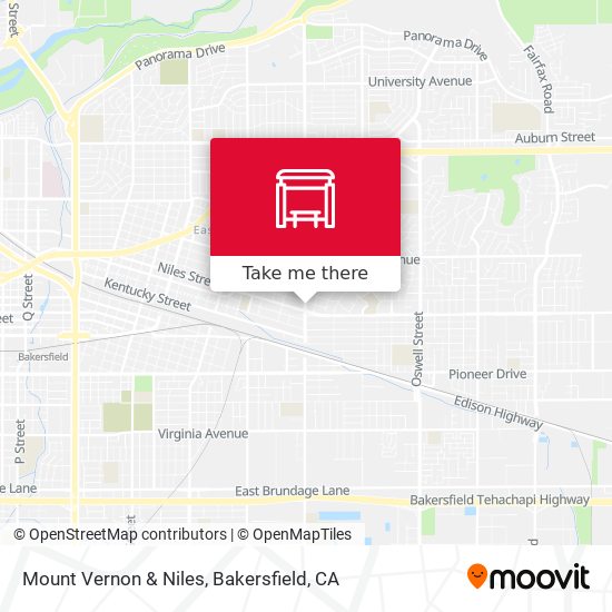 Mount Vernon & Niles map