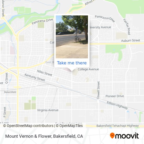 Mapa de Mount Vernon & Flower