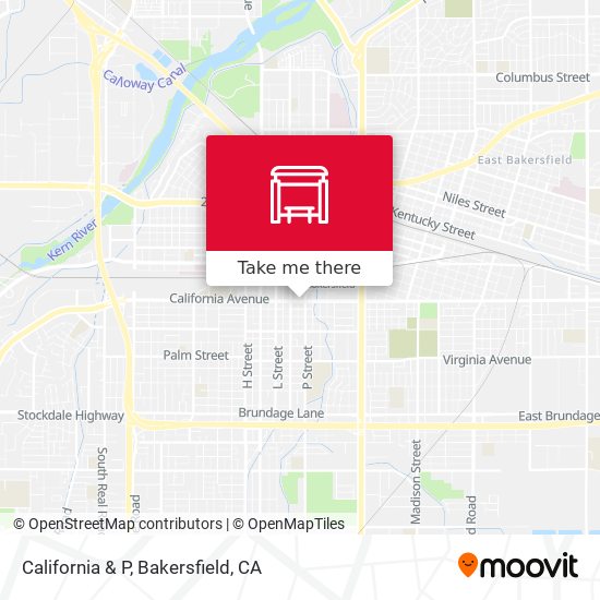 California & P map