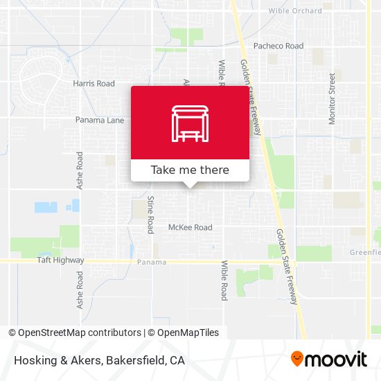 Hosking & Akers map