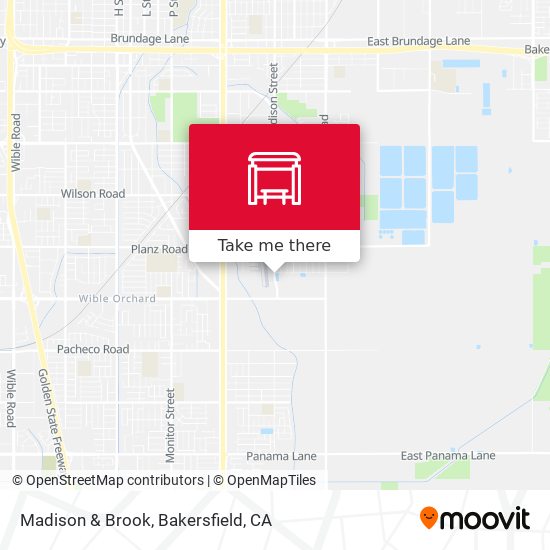 Madison & Brook map
