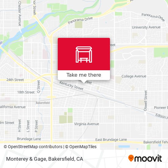 Monterey & Gage map