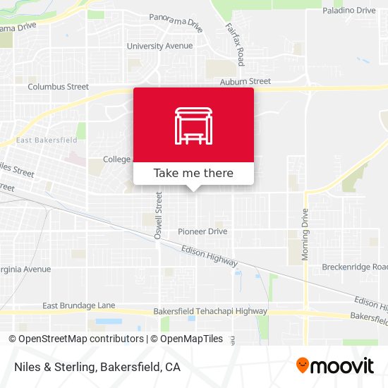 Niles & Sterling map