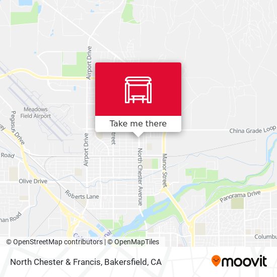 North Chester & Francis map