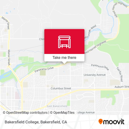 Mapa de Bakersfield College