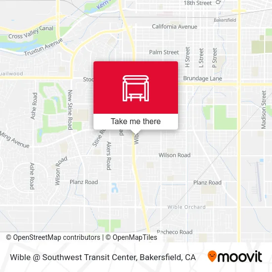 Wible @ Southwest Transit Center map