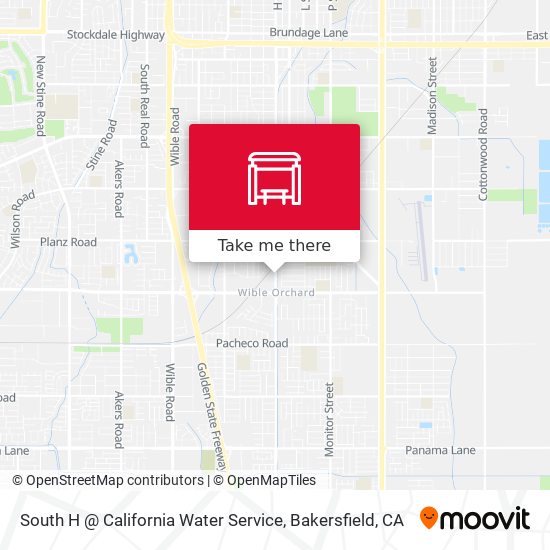 South H @ California Water Service map