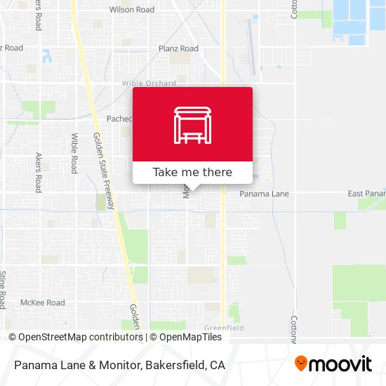 Panama Lane & Monitor map