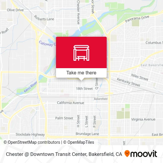 Chester @ Downtown Transit Center map