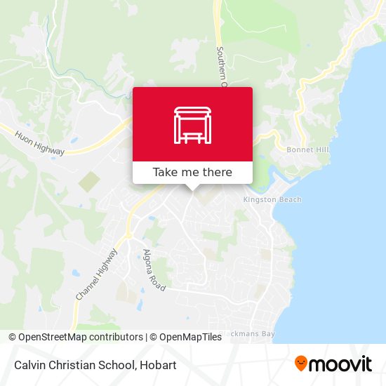 Calvin Christian School map