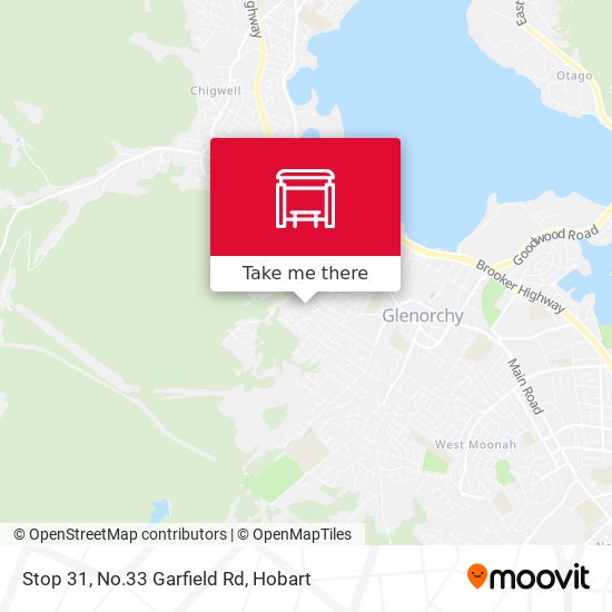 Stop 31, No.33 Garfield Rd map