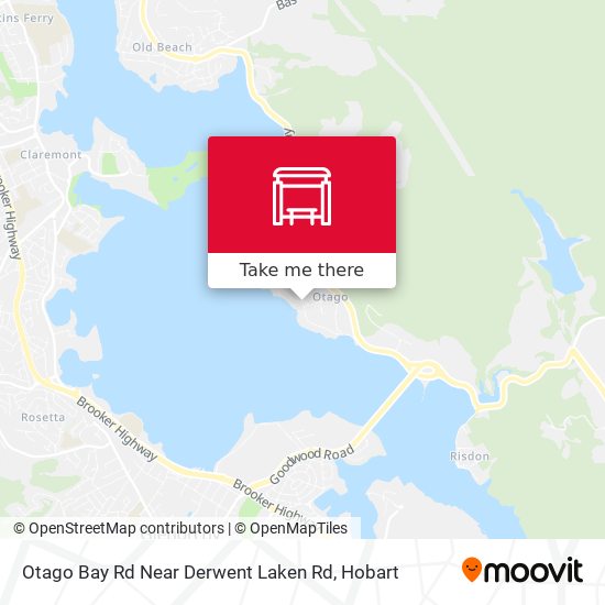 Otago Bay Rd Near Derwent Laken Rd map
