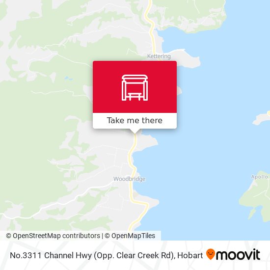 Mapa No.3311 Channel Hwy (Opp. Clear Creek Rd)