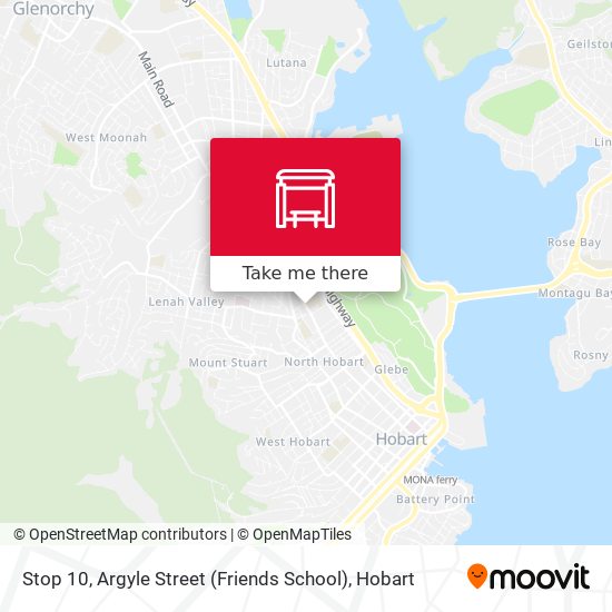 Stop 10, Argyle Street (Friends School) map