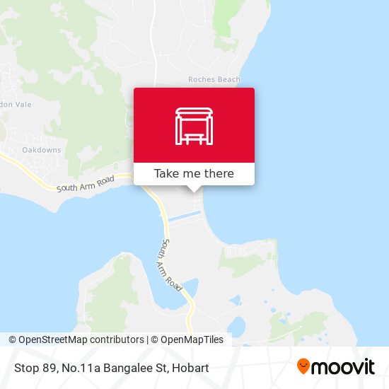 Stop 89, No.11a Bangalee St map