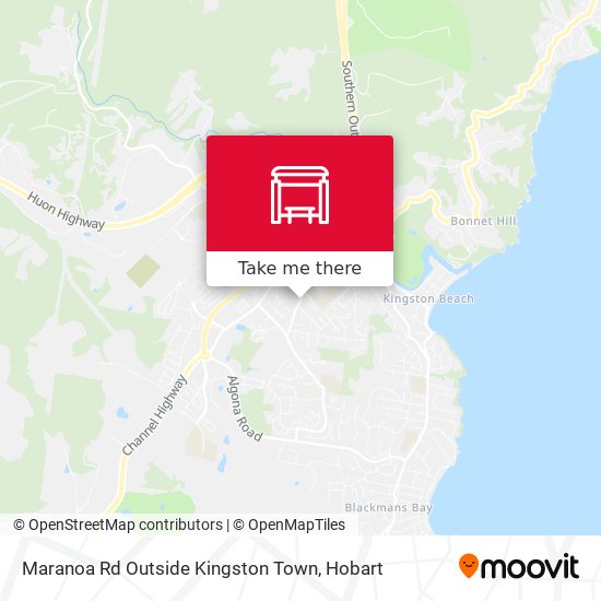 Mapa Maranoa Rd Outside Kingston Town