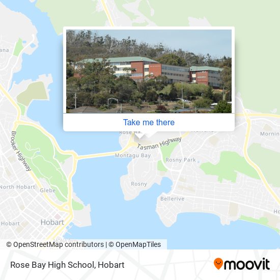 Rose Bay High School map