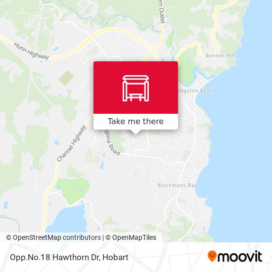 Mapa Opp.No.18 Hawthorn Dr