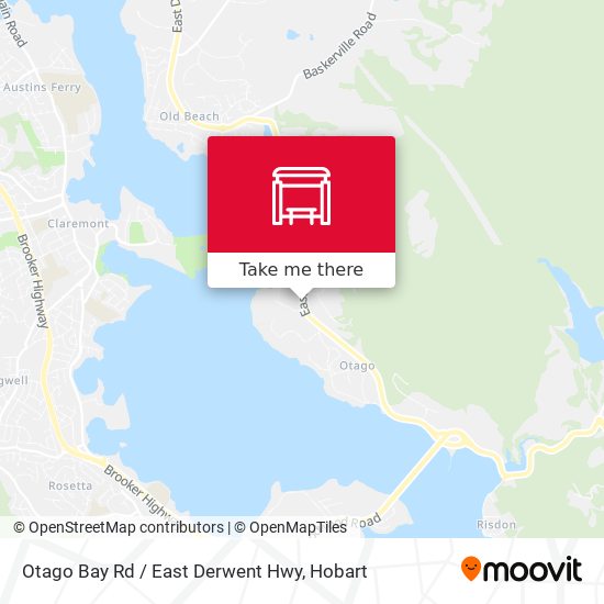 Otago Bay Rd / East Derwent Hwy map