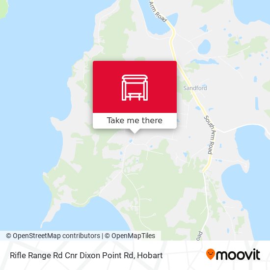 Mapa Rifle Range Rd Cnr Dixon Point Rd