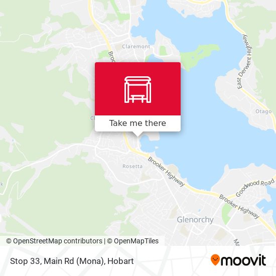 Mapa Stop 33, Main Rd (Mona)