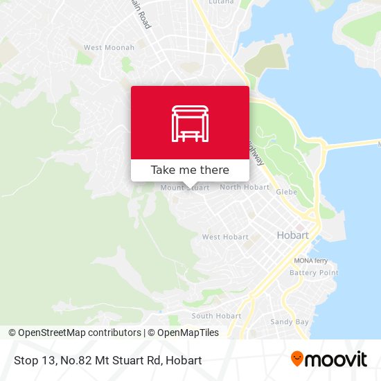 Stop 13, No.82 Mt Stuart Rd map