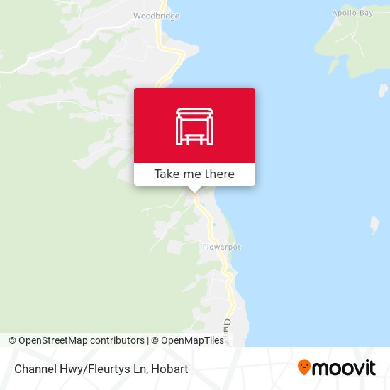 Mapa Channel Hwy/Fleurtys Ln