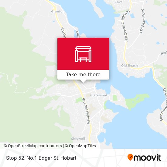 Stop 52, No.1 Edgar St map