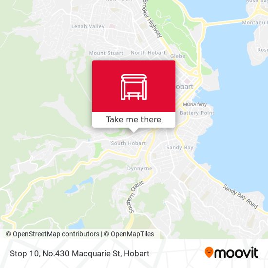 Mapa Stop 10, No.430 Macquarie St