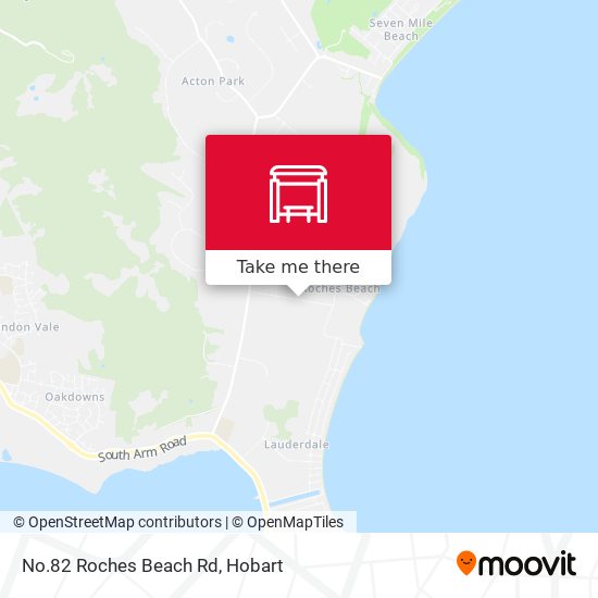 No.82 Roches Beach Rd map