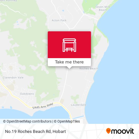 No.19 Roches Beach Rd map