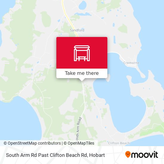 South Arm Rd Past Clifton Beach Rd map