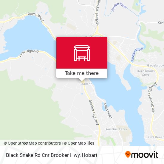 Mapa Black Snake Rd Cnr Brooker Hwy