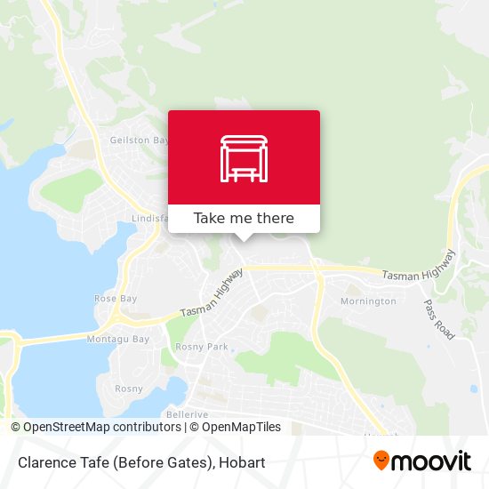 Clarence Tafe (Before Gates) map