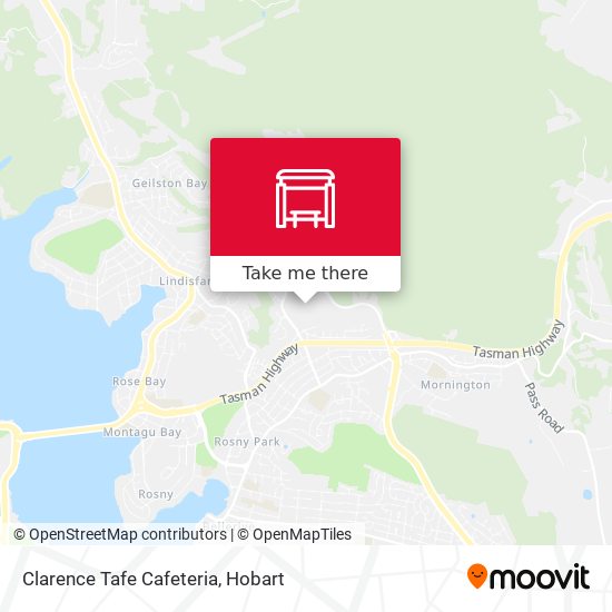 Clarence Tafe Cafeteria map