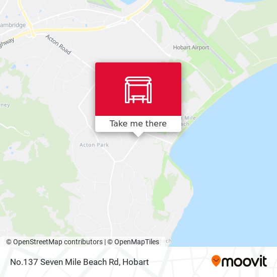 No.137 Seven Mile Beach Rd map