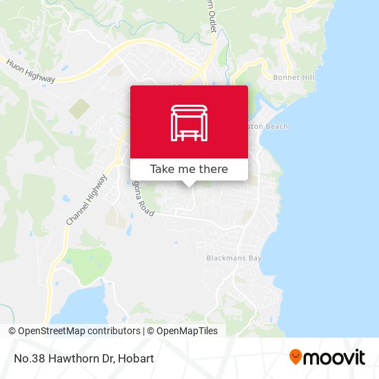 Mapa No.38 Hawthorn Dr