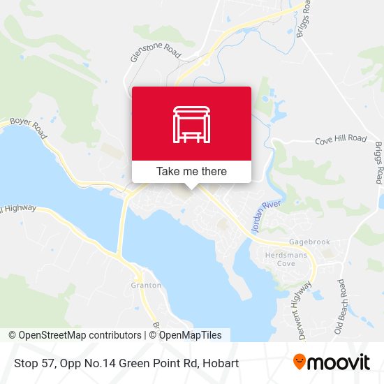 Stop 57, Opp No.14 Green Point Rd map
