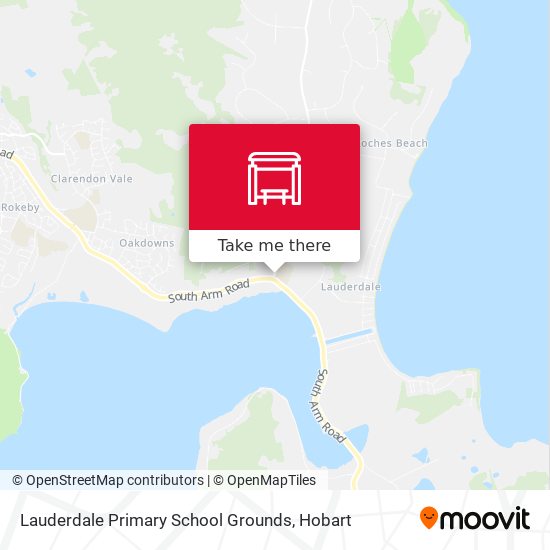 Mapa Lauderdale Primary School Grounds