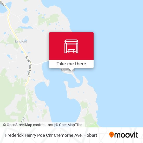 Frederick Henry Pde Cnr Cremorne Ave map