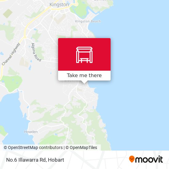 No.6 Illawarra Rd map