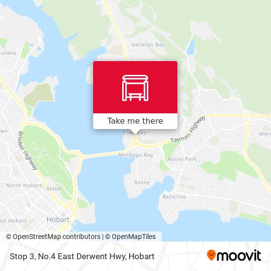 Stop 3, No.4 East Derwent Hwy map