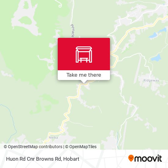 Huon Rd Cnr Browns Rd map
