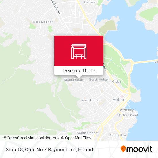 Mapa Stop 18, Opp. No.7 Raymont Tce