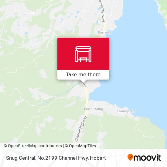 Snug Central, No.2199 Channel Hwy map