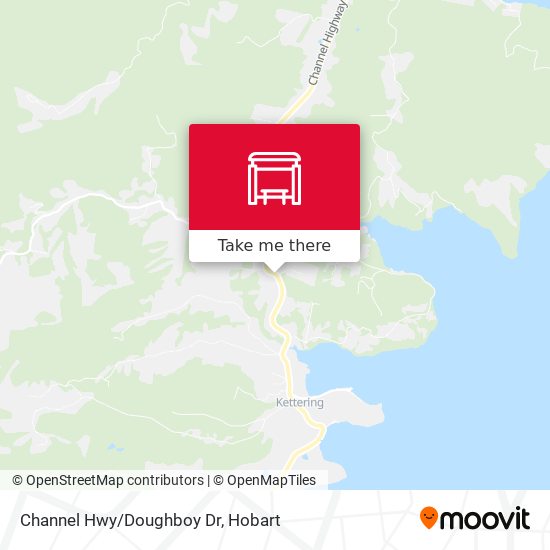 Mapa Channel Hwy/Doughboy Dr