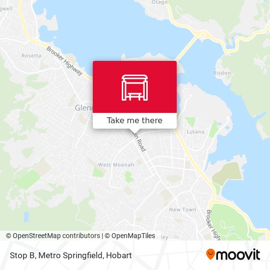 Stop B, Metro Springfield map