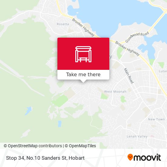 Stop 34, No.10 Sanders St map