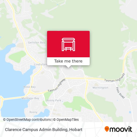 Clarence Campus Admin Building map