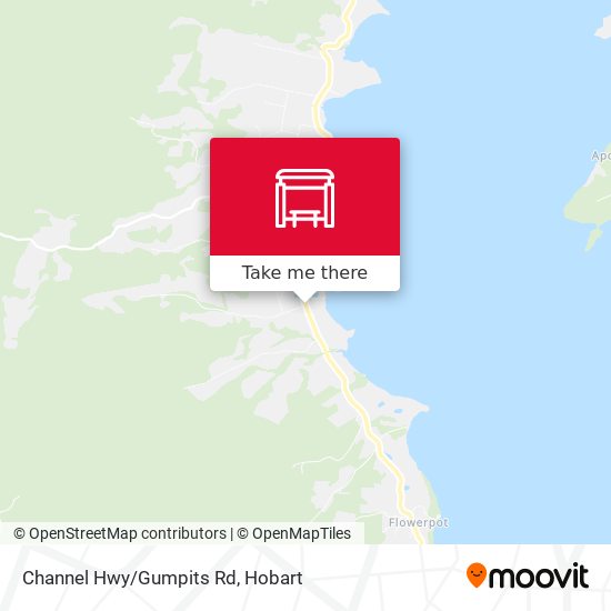 Channel Hwy/Gumpits Rd map